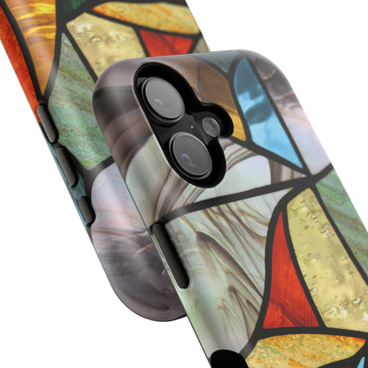 Stained Glass Impact Phone Case — Colorful Mosaic Protective Cover