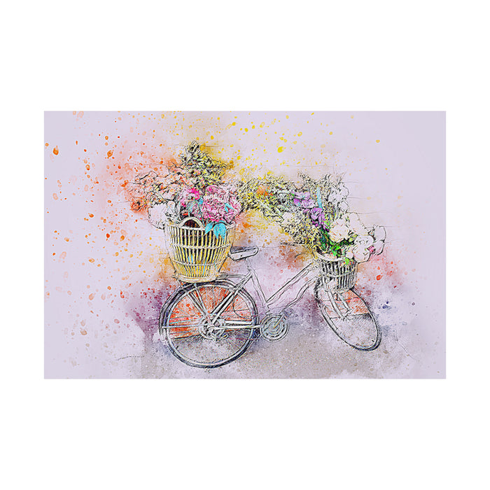Watercolor Bicycle  Premium Print Poster