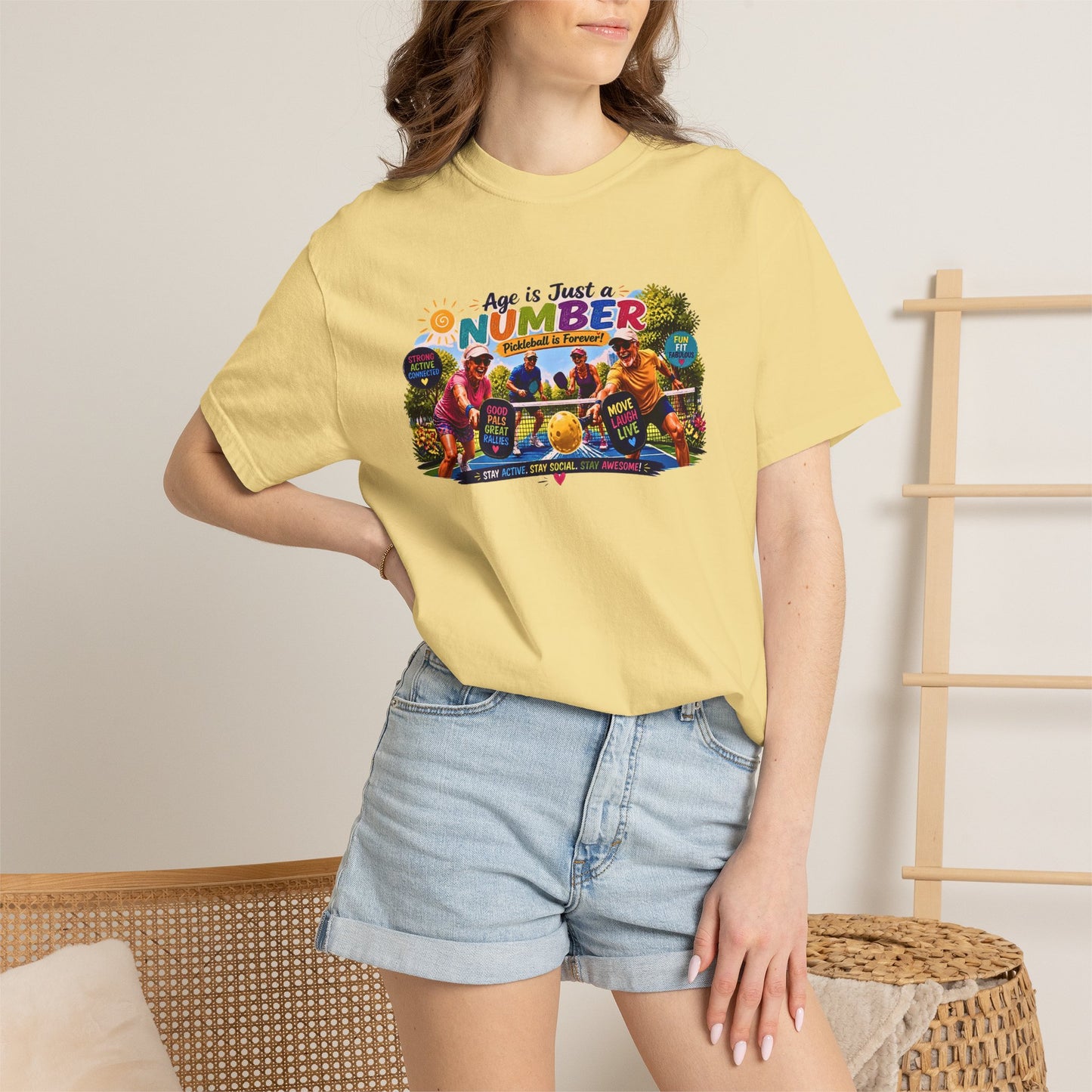 Age Is Just a Number Pickleball Tee Shirt