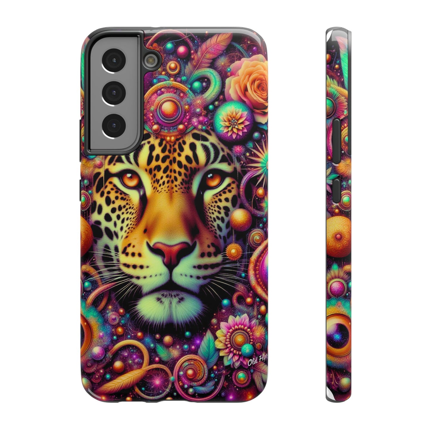 Leopard Psychedelic Phone Case — Vibrant Impact-Resistant iPhone Cover