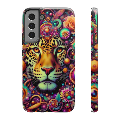 Leopard Psychedelic Phone Case — Vibrant Impact-Resistant iPhone Cover
