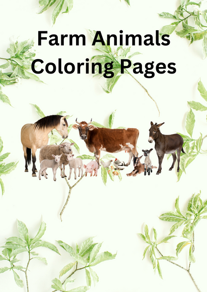 Farm Animals Coloring Pages