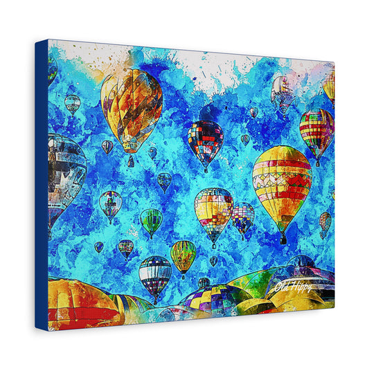 “Skies of Joy” – Hot Air Balloon Festival Canvas