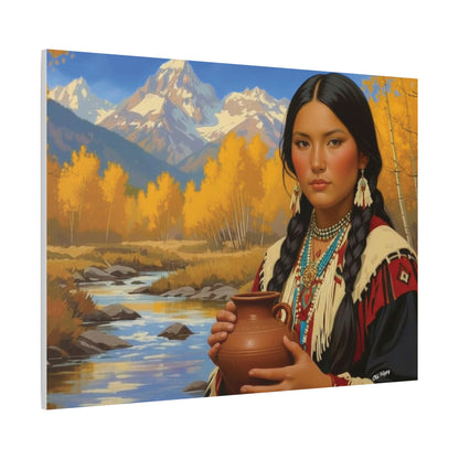 “Spirit of the Aspen Valley” — An AI-Generated Canvas by Old Hippy