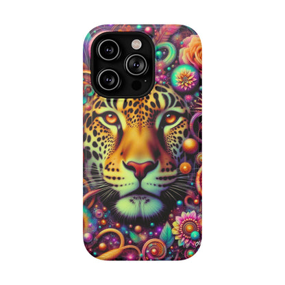 Leopard Psychedelic Phone Case — Vibrant Impact-Resistant iPhone Cover
