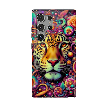 Leopard Psychedelic Phone Case — Vibrant Impact-Resistant iPhone Cover