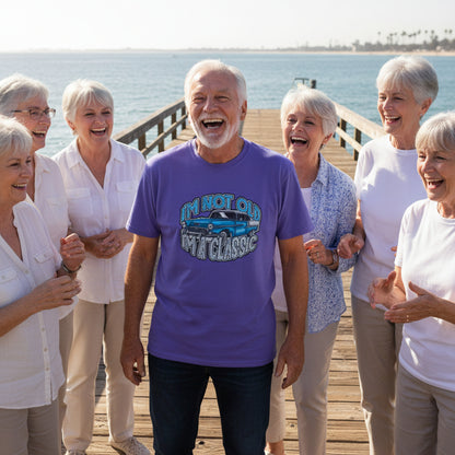 Classic Car T-Shirt for Senior Men — Vintage Auto Tee