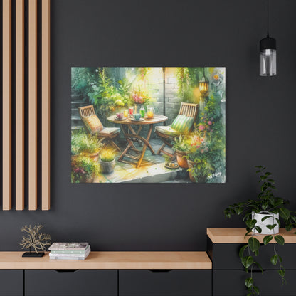 Serene Garden #1 Canvas Wrap
