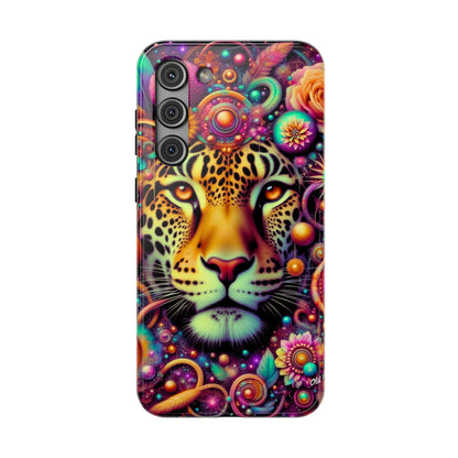 Leopard Psychedelic Phone Case — Vibrant Impact-Resistant iPhone Cover