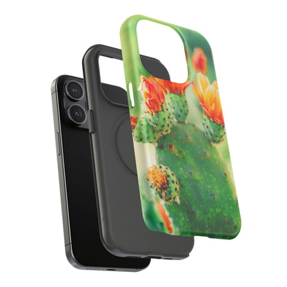 Cactus Bloom Phone Case — Impact-Resistant Floral iPhone Cover