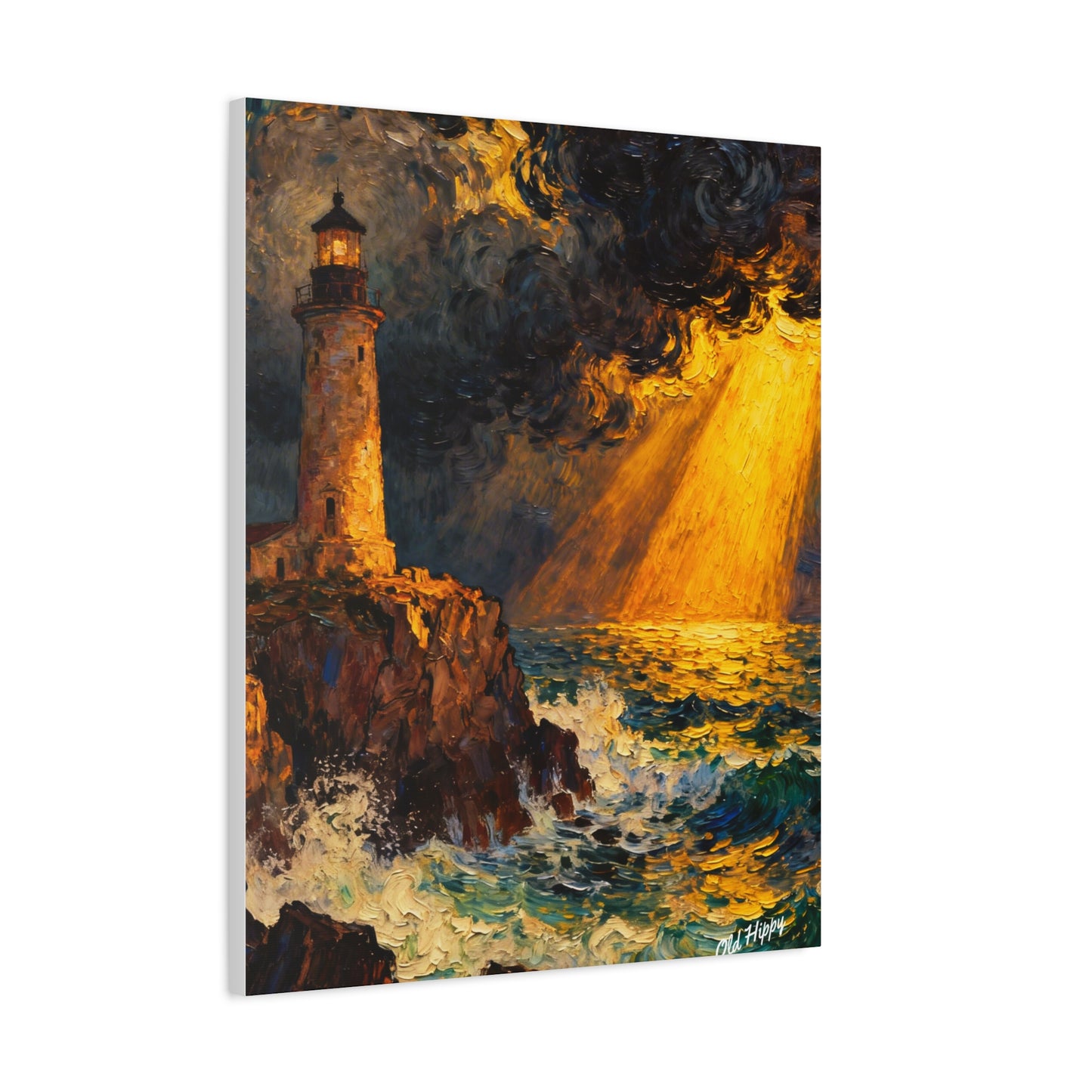 When Heaven Breaks Through Canvas Art by Old Hippy