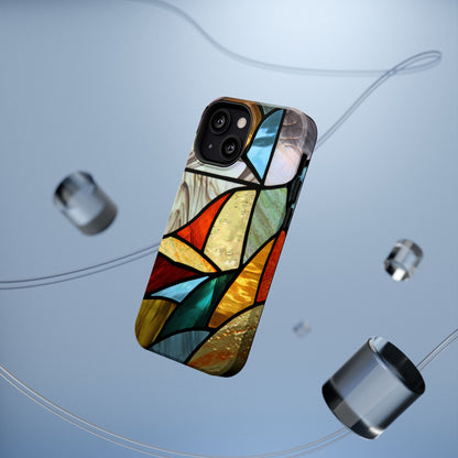Stained Glass Impact Phone Case — Colorful Mosaic Protective Cover