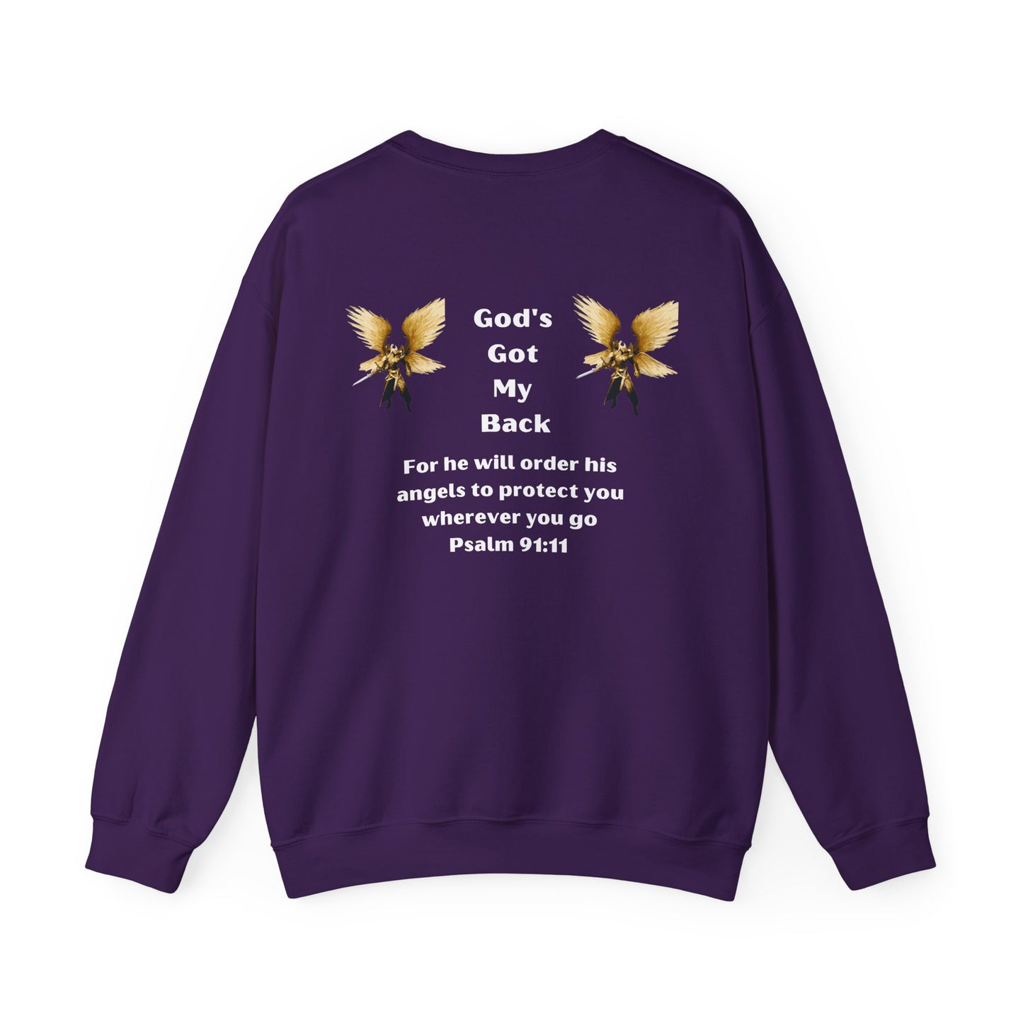 God's Got  My Back Crewneck Sweatshirt