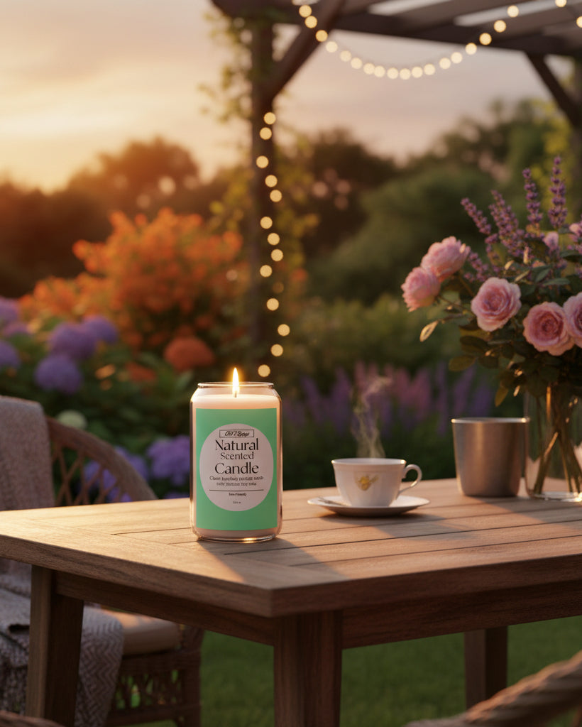 Natural Scented Soy Candle 13.75oz — Clean-Burning Eco-Friendly Candle
