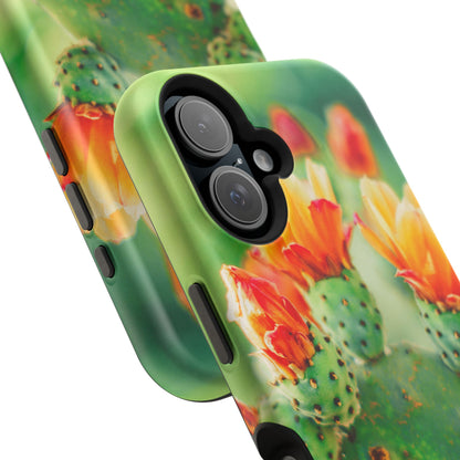 Cactus Bloom Phone Case — Impact-Resistant Floral iPhone Cover