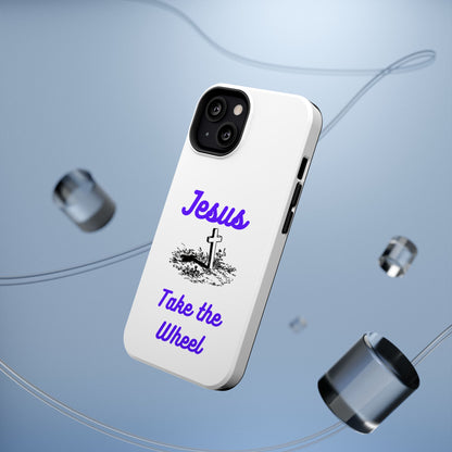 Jesus Take the Wheel Phone Case — Christian Impact-Resistant iPhone Case