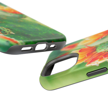 Cactus Bloom Phone Case — Impact-Resistant Floral iPhone Cover