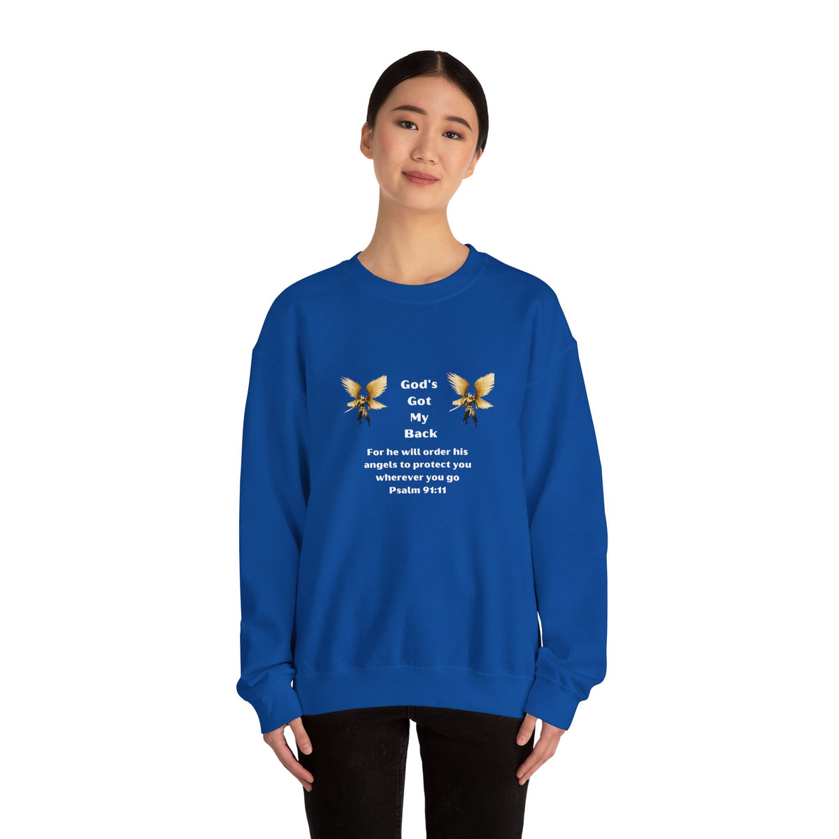 God's Got  My Back Crewneck Sweatshirt