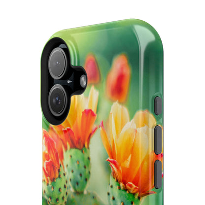Cactus Bloom Phone Case — Impact-Resistant Floral iPhone Cover