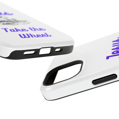 Jesus Take the Wheel Phone Case — Christian Impact-Resistant iPhone Case