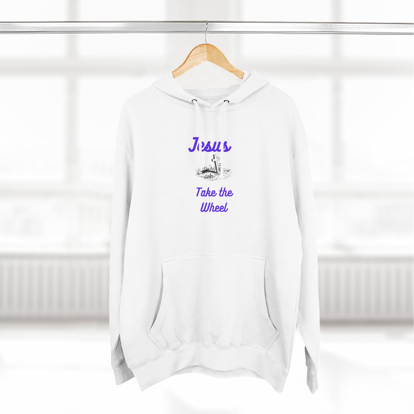 Jesus Take the Wheel Hoodie — Christian Faith Graphic Hoodie
