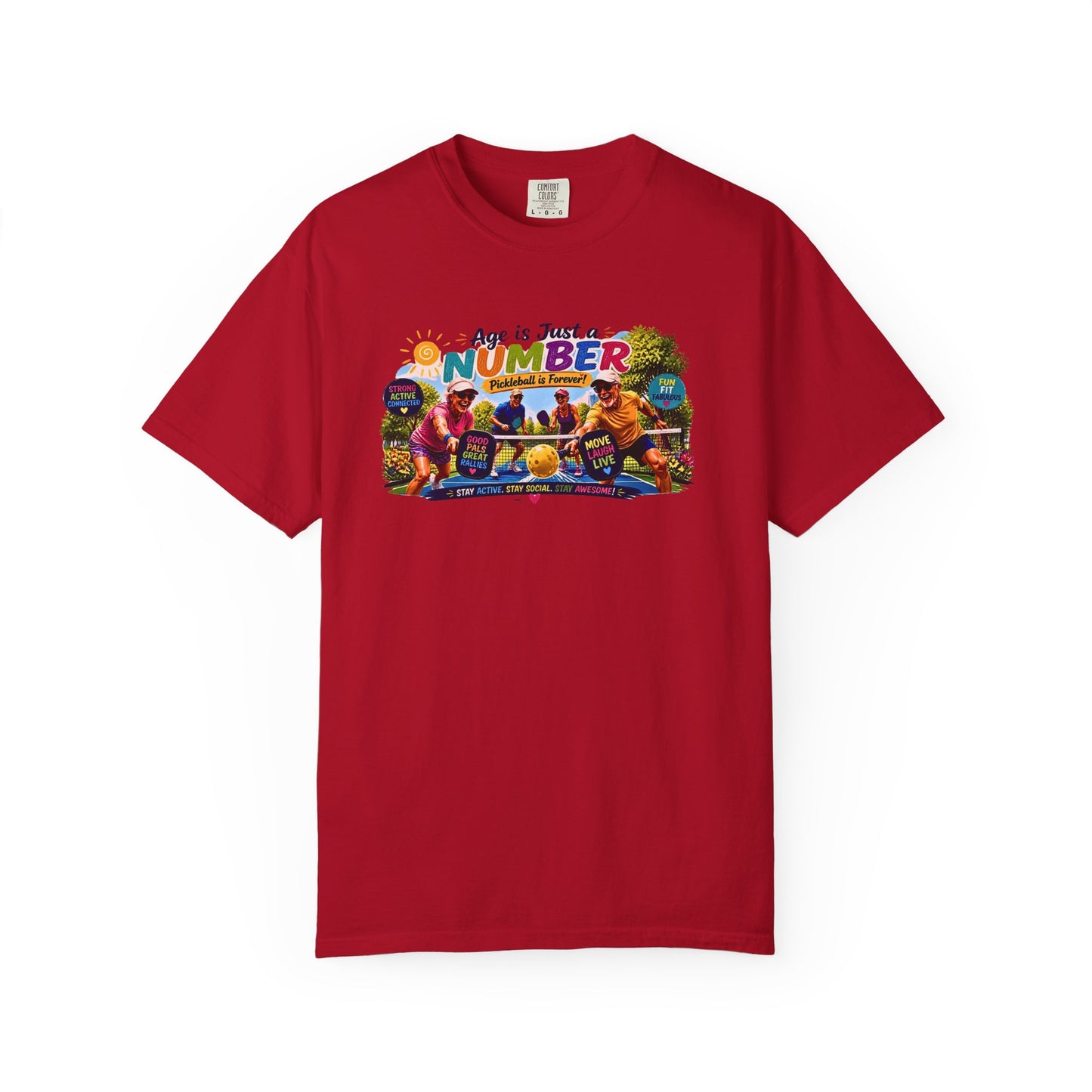 Age Is Just a Number Pickleball Tee Shirt