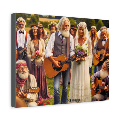 Never Too Old for Love Canvas Wall Art