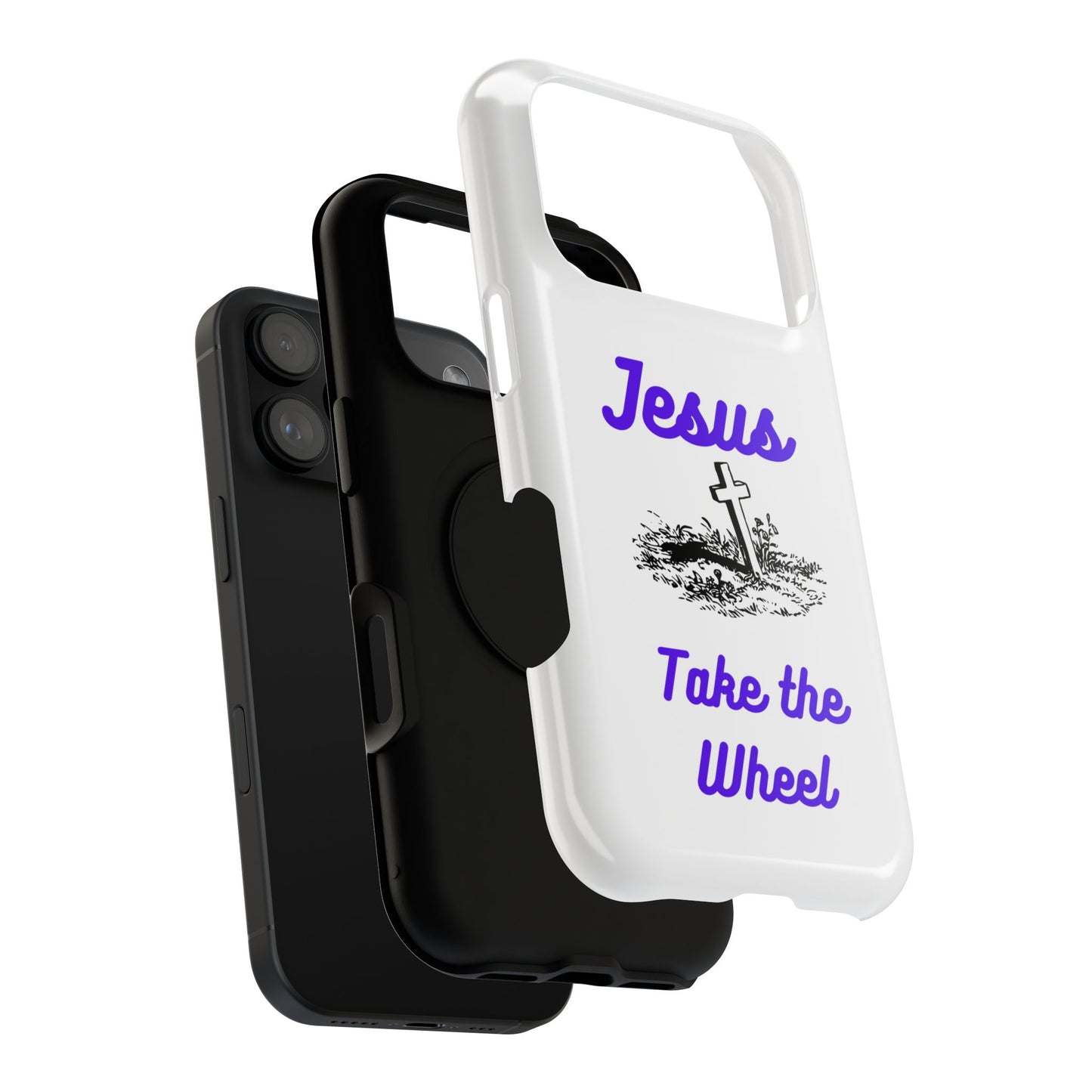 Jesus Take the Wheel Phone Case — Christian Impact-Resistant iPhone Case