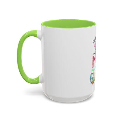 Mom and Grandma Colorful Ceramic Mug — "The Best Part of My Life is Being a Mom and Grandma" (11oz/15oz)
