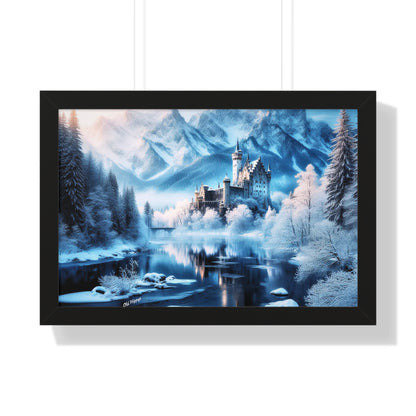 Winter Castle Framed Poster