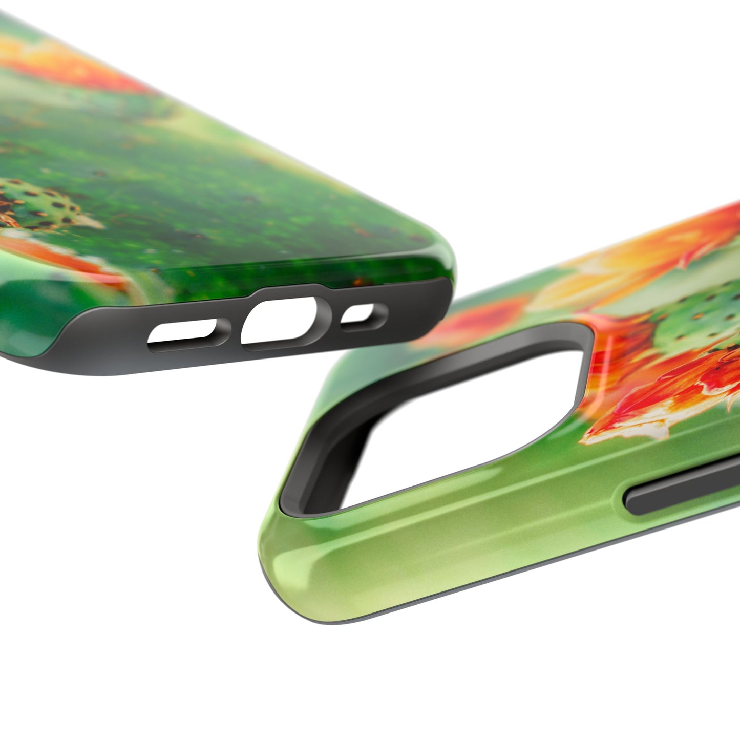 Cactus Bloom Phone Case — Impact-Resistant Floral iPhone Cover