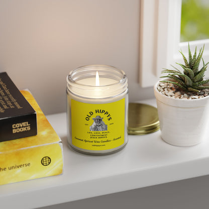 Coconut Apricot Scented Candle (4oz/9oz) by Old Hippys