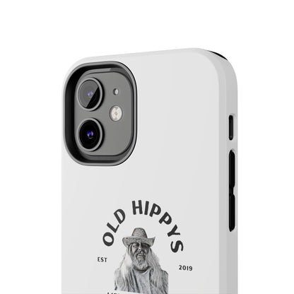 Old Hippys Phone Case — 'Life, Love, Peace, Contentment' Tough Protective Case