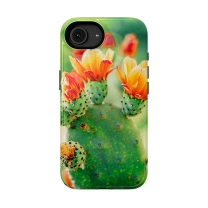 Cactus Bloom Phone Case — Impact-Resistant Floral iPhone Cover
