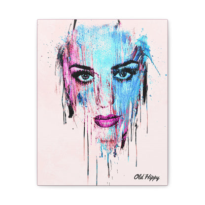 Electric Gaze Canvas Wall Art