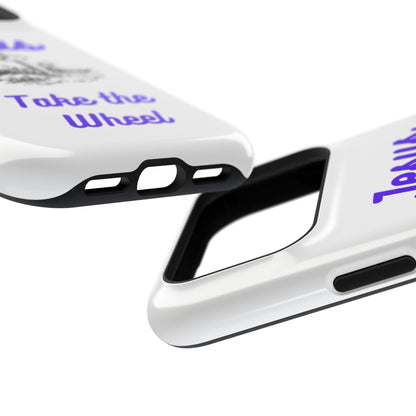 Jesus Take the Wheel Phone Case — Christian Impact-Resistant iPhone Case