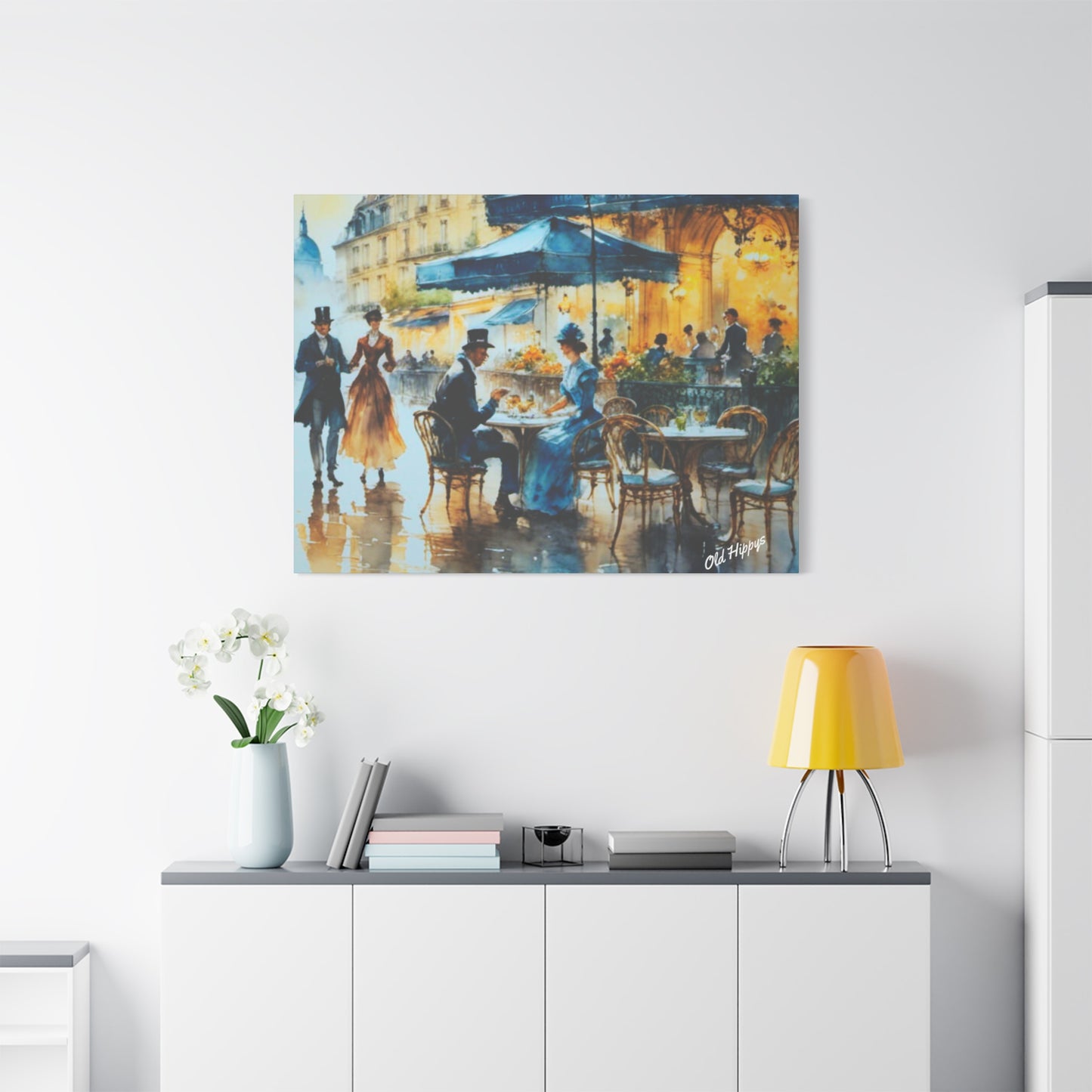 Champagne in Paris Canvas Art