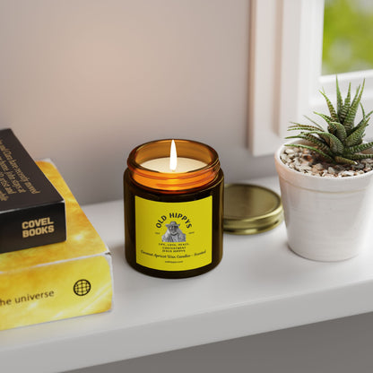 Coconut Apricot Scented Candle (4oz/9oz) by Old Hippys