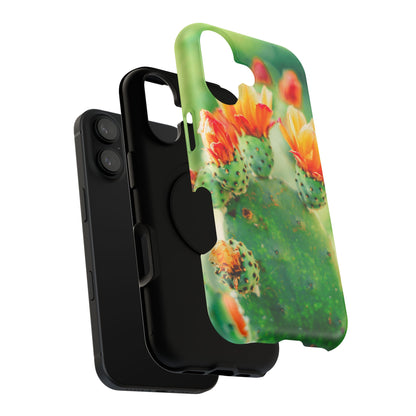 Cactus Bloom Phone Case — Impact-Resistant Floral iPhone Cover