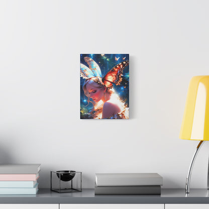 “Butterfly Angel” – Ethereal Fantasy Portrait Canvas
