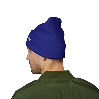 Embroidered 'Jesus is Lord' Cuffed Beanie — Christian Faith Knit Hat
