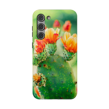 Cactus Bloom Phone Case — Impact-Resistant Floral iPhone Cover