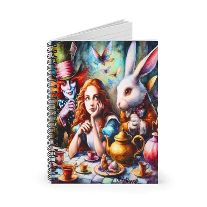 Spiral Notebook Alice and mad hatter vol1