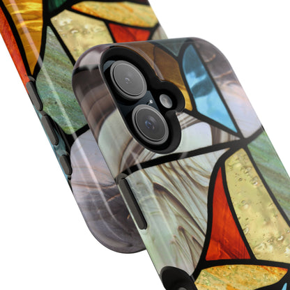 Stained Glass Impact Phone Case — Colorful Mosaic Protective Cover