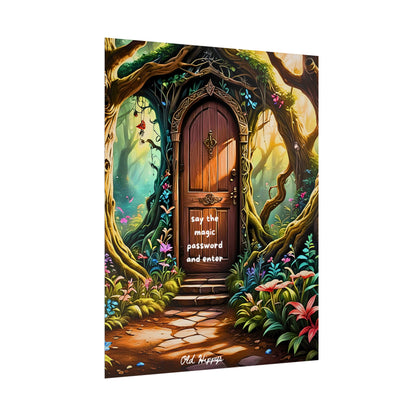 Enter the Magic Forest Fine Art Poster