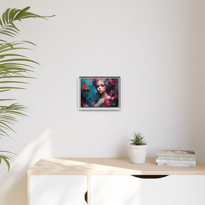 "Where Prayers Become Flight" Framed Canvas Art