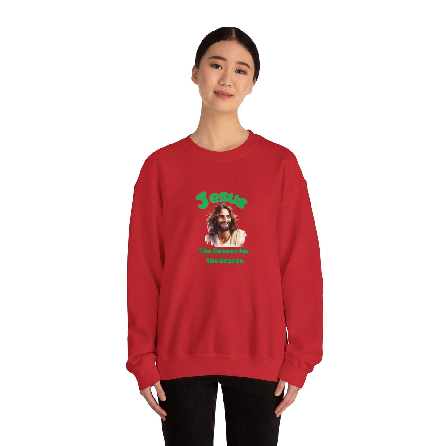 Jesus the Reason for the Season Unisex Heavy Blend™ Crewneck Sweatshirt