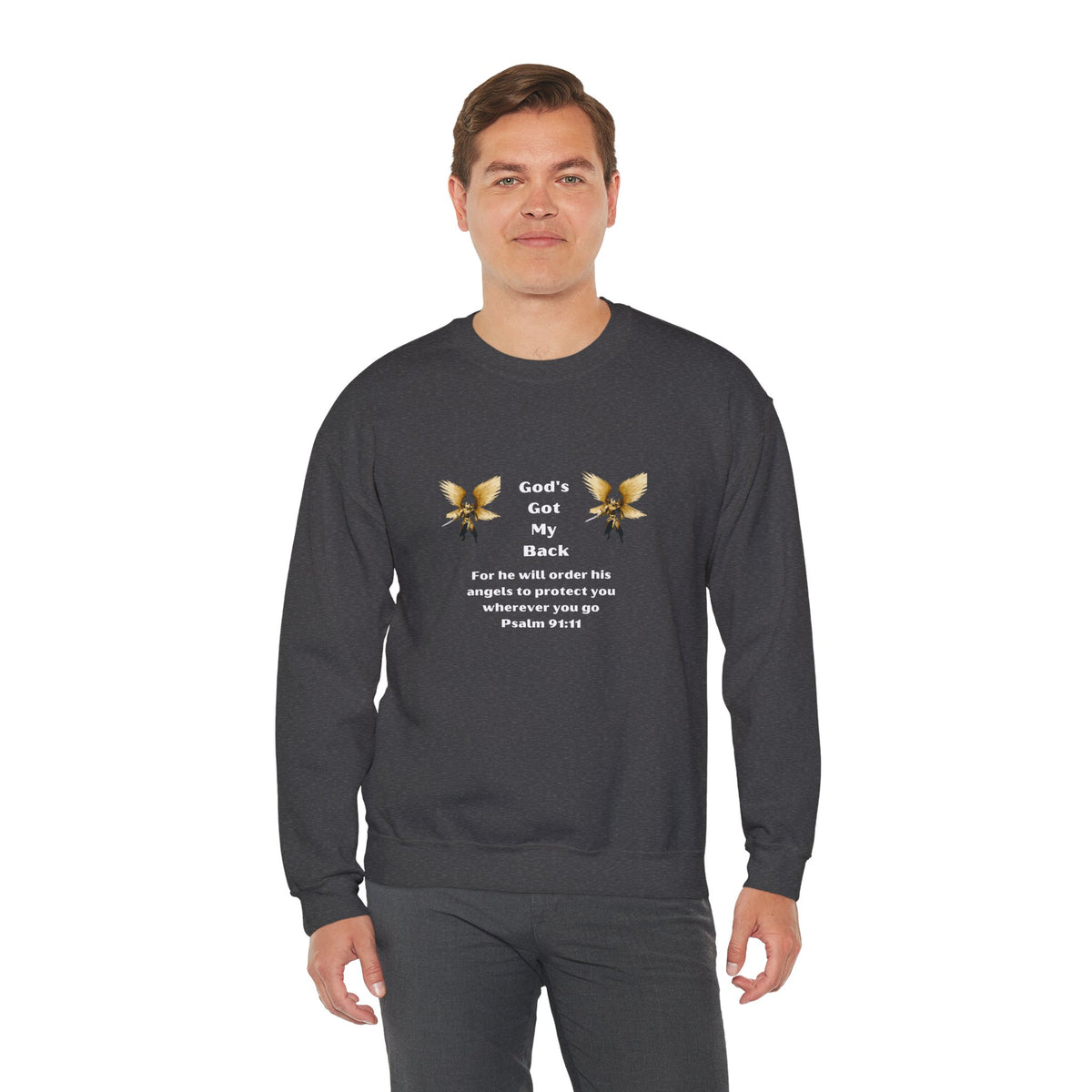 God's Got  My Back Crewneck Sweatshirt