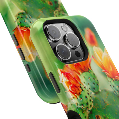 Cactus Bloom Phone Case — Impact-Resistant Floral iPhone Cover