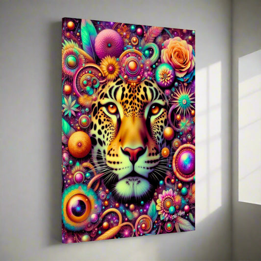 Cosmic Guardian Canvas Wrap by Old Hippy